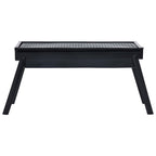 Vidaxl campingbarbecue draagbaar 60x22,5x33 cm roestvrij