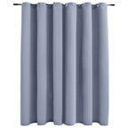 Vidaxl gordijn verduisterend met metalen ringen 290x245 cm grijs