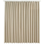Vidaxl gordijn verduisterend met haken 290x245 cm beige