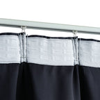 Vidaxl gordijnen verduisterend met haken 2 st 140x245 cm antraciet