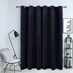 Vidaxl gordijn verduisterend met ringen 290x245 cm fluweel zwart