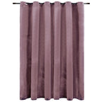 Vidaxl gordijn verduisterend met ringen 290x245 cm fluweel antiekroze