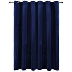 Vidaxl gordijn verduisterend met ringen 290x245 cm fluweel blauw