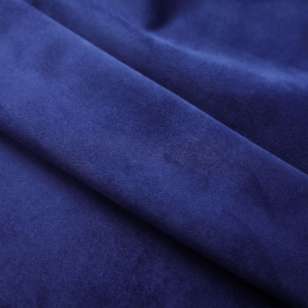 Vidaxl gordijn verduisterend met ringen 290x245 cm fluweel blauw