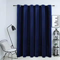 Vidaxl gordijn verduisterend met ringen 290x245 cm fluweel blauw