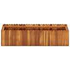 Vidaxl plantenbak verhoogd 100x30x25 cm massief acaciahout