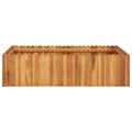 Vidaxl plantenbak verhoogd 100x100x25 cm massief acaciahout