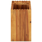 Vidaxl plantenbak verhoogd 50x30x50 cm massief acaciahout