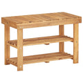 VidaXL Schoenenrek 70x32x46 cm massief acaciahout