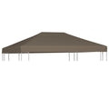 Vidaxl prieeldak 310 g m² 3x3 m taupe