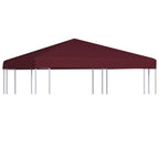 Vidaxl prieeldak 310 g m² 3x3 m bordeaux
