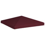 Vidaxl prieeldak 310 g m² 3x3 m bordeaux