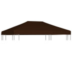 Vidaxl prieeldak 310 g m² 3x4 m bruin