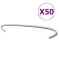 Vidaxl gabionhaken 50 st 40 cm gegalvaniseerd staal
