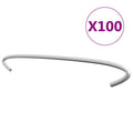 VidaXL Gabionhaken 100 st 40 cm gegalvaniseerd staal