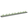 Vidaxl gabion plantenbak verhoogd 360x30x10 cm gegalvaniseerd staal