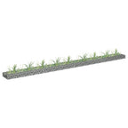 Vidaxl gabion plantenbak verhoogd 360x30x10 cm gegalvaniseerd staal