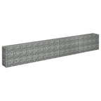 Vidaxl gabion plantenbak verhoogd 360x30x60 cm gegalvaniseerd staal