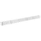 Vidaxl gabion plantenbak verhoogd 450x30x30 cm gegalvaniseerd staal