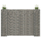 VidaXL Gabion plantenbak H-vormig 260x40x180 cm staaldraad