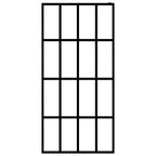 Vidaxl inloopdouchewand 100x195 cm mat gehard glas