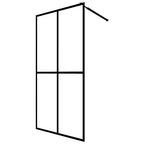 Vidaxl inloopdouchewand 90x195 cm mat gehard glas