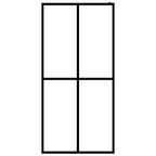 Vidaxl inloopdouchewand 118x190 cm mat gehard glas