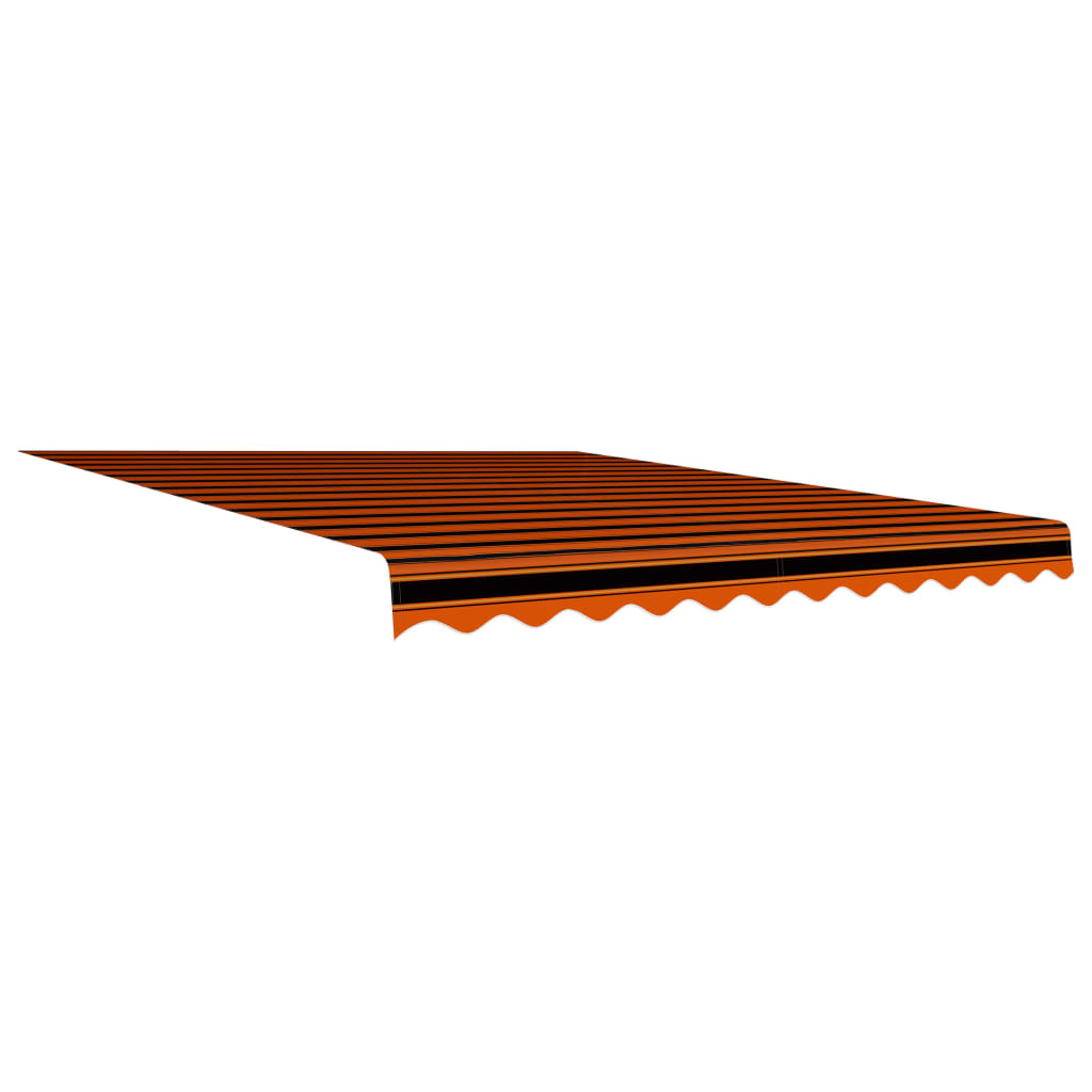 Vidaxl luifeldoek 300x250 cm canvas oranje en bruin