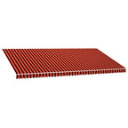 Vidaxl luifeldoek 600x300 cm canvas oranje en bruin