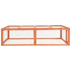 Vidaxl konijnenhok 183x90x46,5 cm massief vurenhout