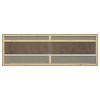 Vidaxl terrarium 144x46x48 cm bewerkt hout