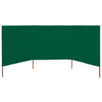 Vidaxl windscherm 3-panelen 400x160 cm stof groen
