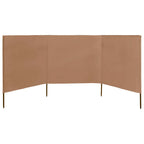 Vidaxl windscherm 3-panelen 400x160 cm stof taupe