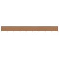 Vidaxl windscherm 9-panelen 1200x80 cm stof taupe