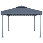 Vidaxl prieel 400x300 cm aluminium antraciet
