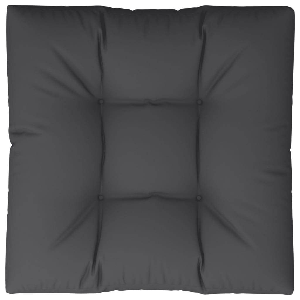 Vidaxl palletkussen 80x80x12 cm stof zwart