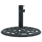 Vidaxl parasolvoet 9 kg 40 cm gietijzer groen