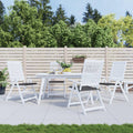 Vidaxl tuinstoelkussens 4 st 40x40x4 cm oxford stof antracietkleurig
