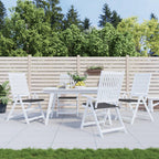 Vidaxl tuinstoelkussens 4 st 40x40x4 cm oxford stof antracietkleurig