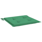 VidaXL Tuinstoelkussens 4 st 40x40x3 cm oxford stof groen