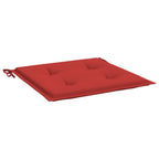 Vidaxl tuinstoelkussens 4 st 40x40x4 cm oxford stof rood