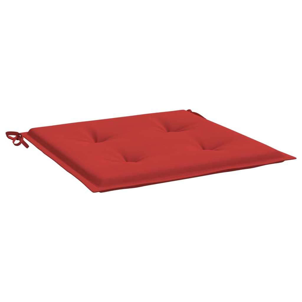 Vidaxl tuinstoelkussens 4 st 40x40x4 cm oxford stof rood