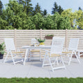 Vidaxl tuinstoelkussens 4 st 40x40x4 cm oxford stof beige