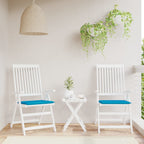 Vidaxl tuinstoelkussens 2 st 50x50x4 cm stof blauw