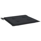 Vidaxl tuinstoelkussens 2 st 50x50x4 cm oxford stof zwart