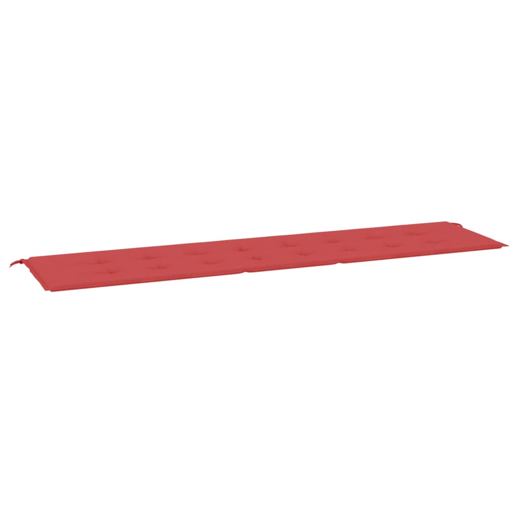 Vidaxl tuinbankkussen 200x50x4 cm oxford stof rood