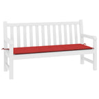 Vidaxl tuinbankkussen 200x50x4 cm oxford stof rood