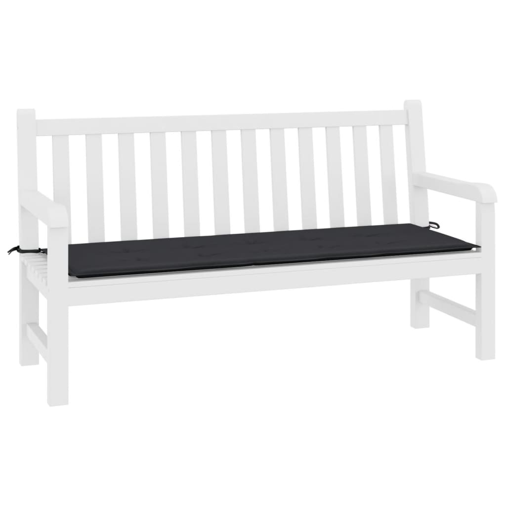 Vidaxl tuinbankkussen 200x50x4 cm oxford stof zwart