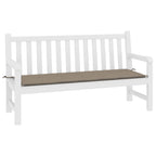 Vidaxl tuinbankkussen 200x50x4 cm oxford stof taupe