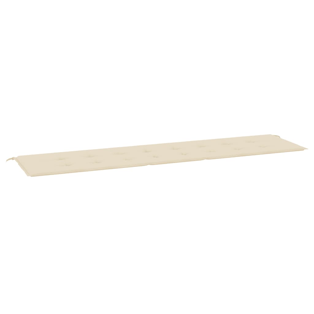 Vidaxl tuinbankkussen 200x50x4 cm oxford stof beige